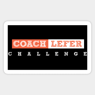 Coach Lefer Challenge Orange Logo Sticker